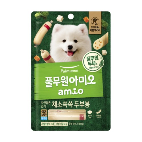 풀무원 아미오 채소쏙쏙 두부봉 (102G)