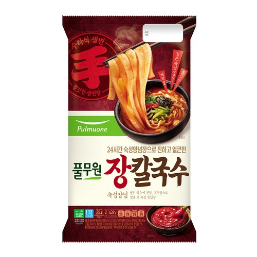 풀무원 얼큰 장칼국수 2인 (439G)