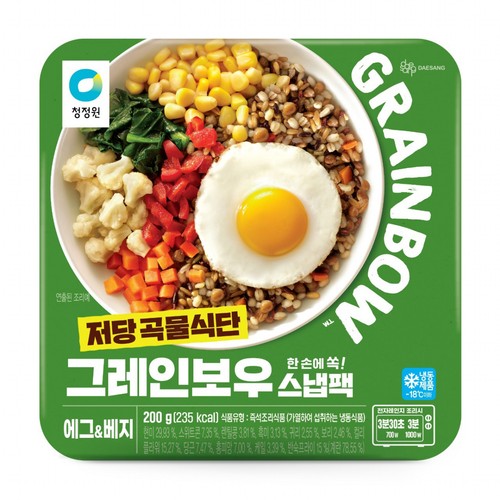 청정원 그레인보우 에그&베지 (200G)