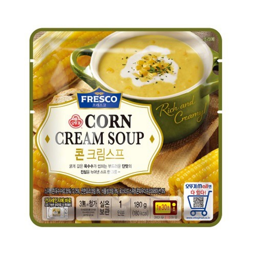 오뚜기 프레스코 콘크림스프 (180G)