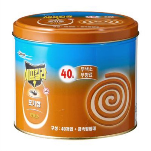 에프킬라 모기향 무색소 (40매)