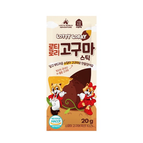 로티로리 소담미 고구마스틱 (20G)