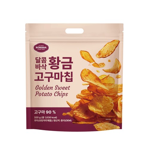 자연드림 로마나 황금고구마칩 (320G)