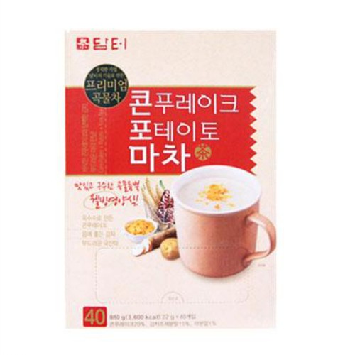 담터 콘푸레이크 포테이토마차 (22G*40입)