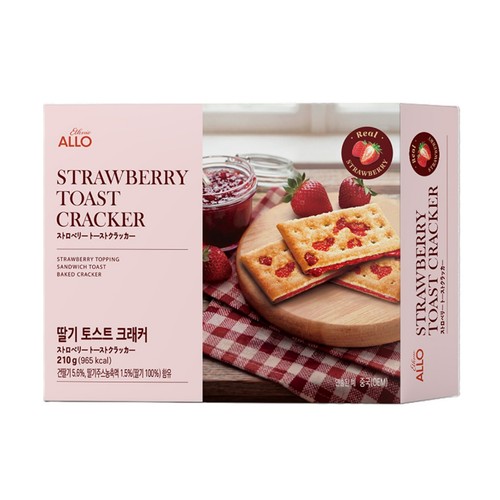 알로 딸기 토스트 크래커 (210G)