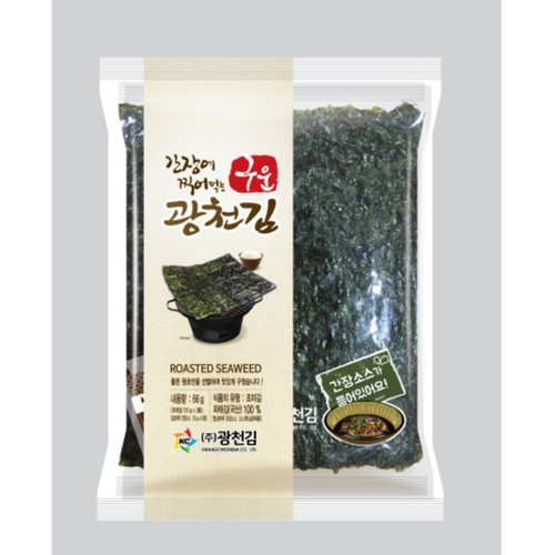간장에 찍어먹는 구운 광천김(파래) (22G*3봉)