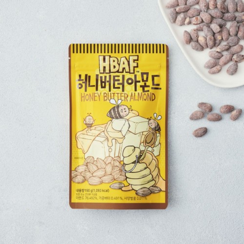 HBAF 허니버터 아몬드 (190G)