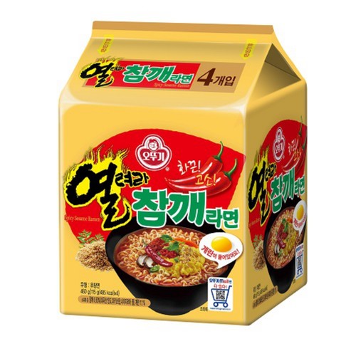 오뚜기 열려라 참깨라면 (115G*4)