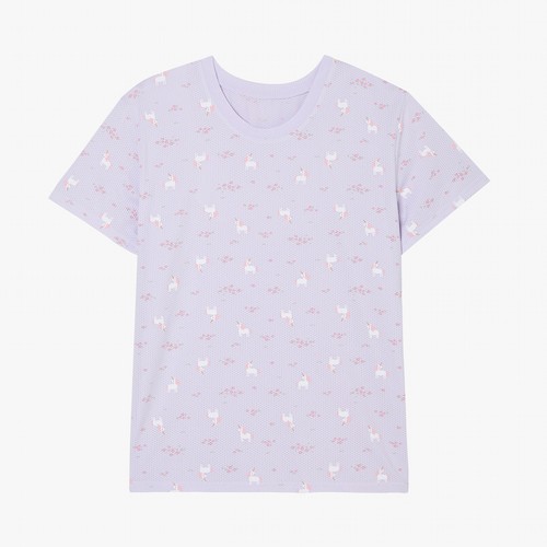 PURPLE/160 파밍트리 여아 유니콘 아스킨 반팔 상하세트