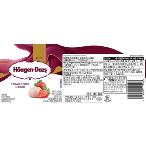 하겐다즈 하겐다즈 파인트 스트로베리모찌 (403ML)
