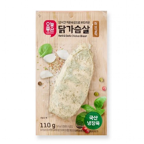 오늘좋은 닭가슴살 허브갈릭 (110G)