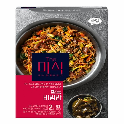하림 더미식 황등 비빔밥 (210G*2입)