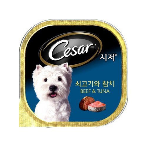 시저 쇠고기&참치 3팩 (100G*3팩)