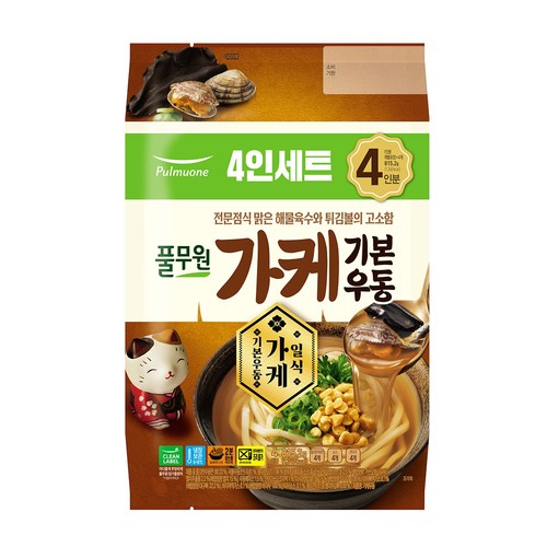 풀무원 가케우동4인 (815G)