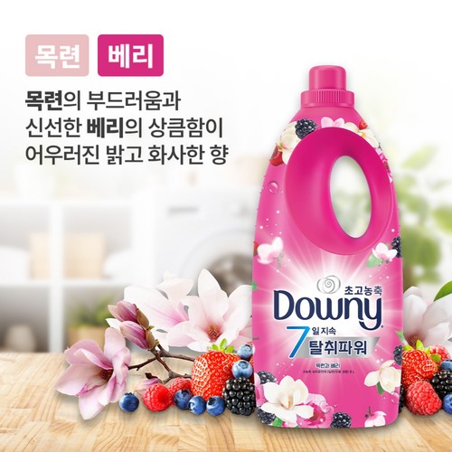 다우니 섬유유연제 목련과 베리 (리필) (2.6L)