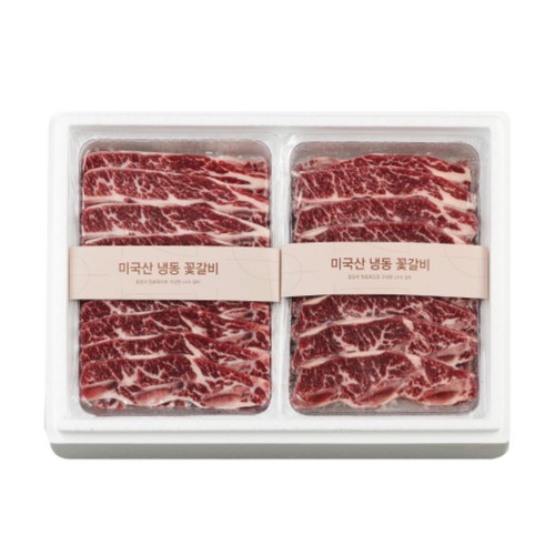 [추석 선물세트 사전예약] 미국산 소 LA식 갈비세트(2.4kg) (2.4KG)