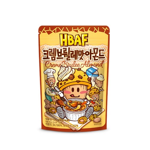 HBAF 크렘브륄레맛 아몬드 (120G)