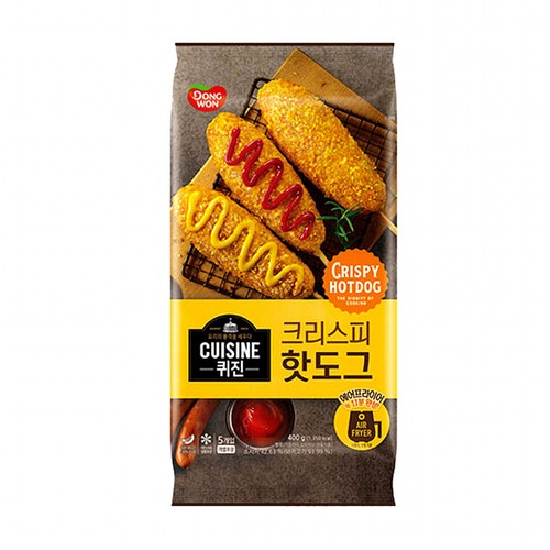 동원 퀴진 크리스피 핫도그 오리지널 (400G)