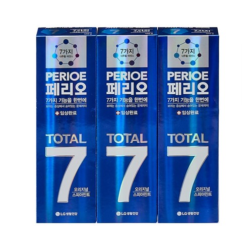 페리오 토탈7치약 (오리지날) (120G*3입)