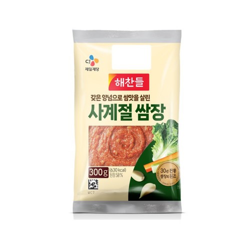 해찬들 사계절쌈장(봉) (300G)