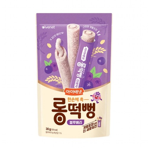 아이배냇 롱떡뻥 블루베리 (30G)