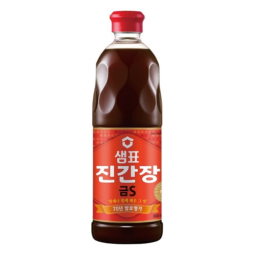 샘표 진간장 금S (860ML)