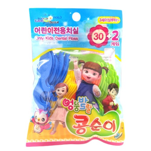 콩순이 어린이전용 치실 (32개)