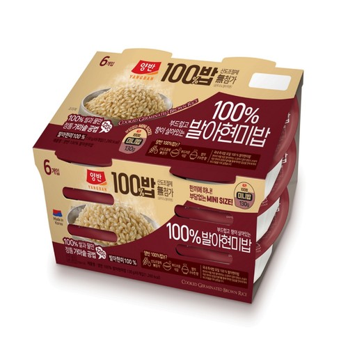 동원 양반100밥 100% 발아현미밥 (130G*6입)