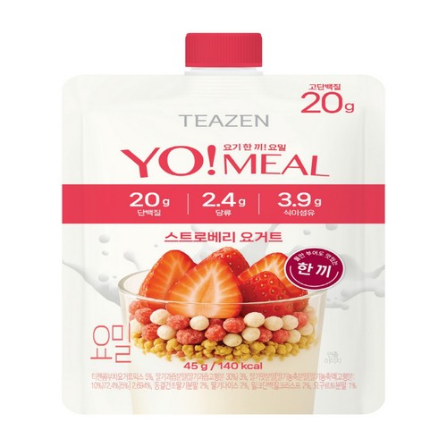 티젠 요밀 스트로베리 요거트 (45G)