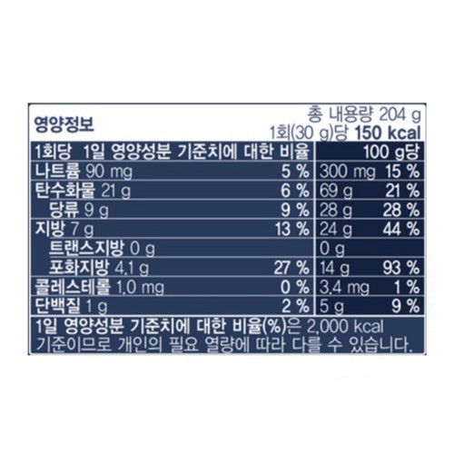 해태 샌드에이스 크림라떼맛 (204G)