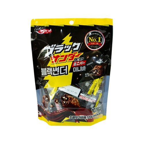 엔제이 엔제이 블랙썬더 미니바 10입 (120G)