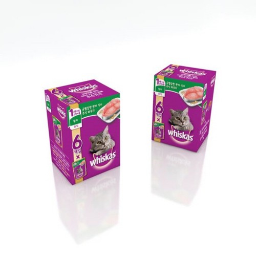 위스카스 파우치 6팩(참치) (80G*6입)
