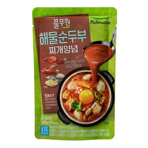 풀무원 해물순두부 찌개양념 (140G)