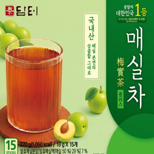담터 매실차플러스 (18G*15입)