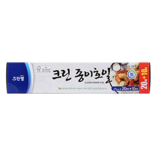 크린 종이호일 (증량기획) (25CM*20M+10M)
