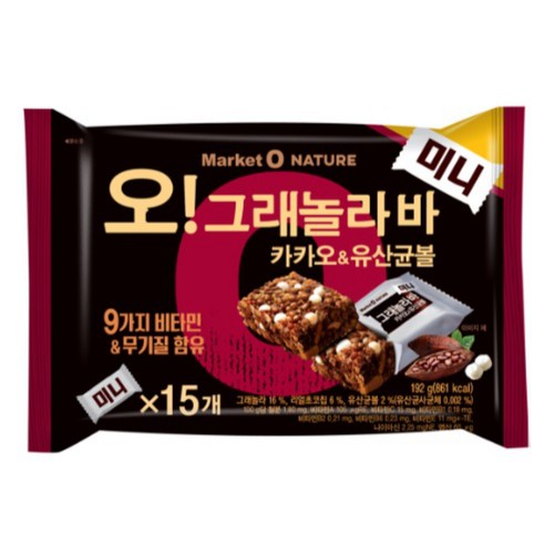 오리온 오! 그래놀라 단백질바 미니 (192G)