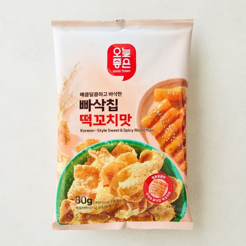 오늘좋은 빠삭칩 떡꼬치맛 (80G)