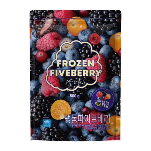 냉동 파이브베리 (500G/봉)
