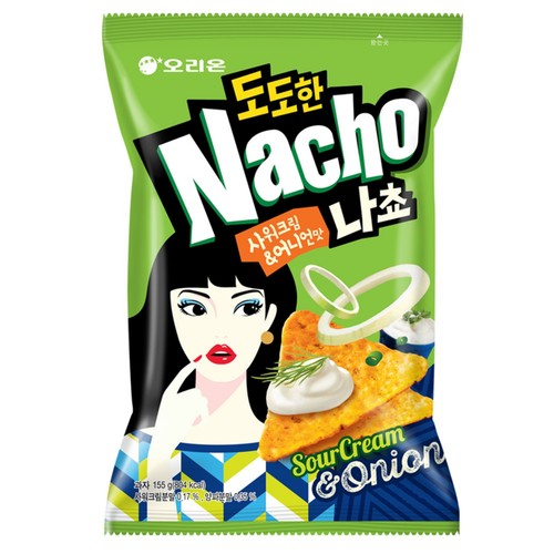  오리온 도도한나쵸 사워크림&어니언맛 (155G)