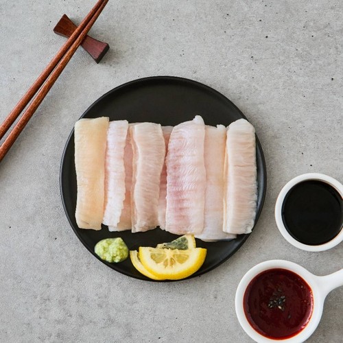광어 지느러미회 (100G)