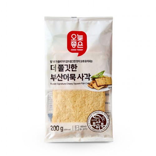 오늘좋은 더 쫄깃한 부산어묵 사각 (200G)
