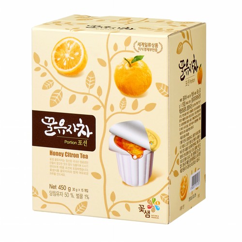 꽃샘 꿀유자차 (포션) (30G*15입)