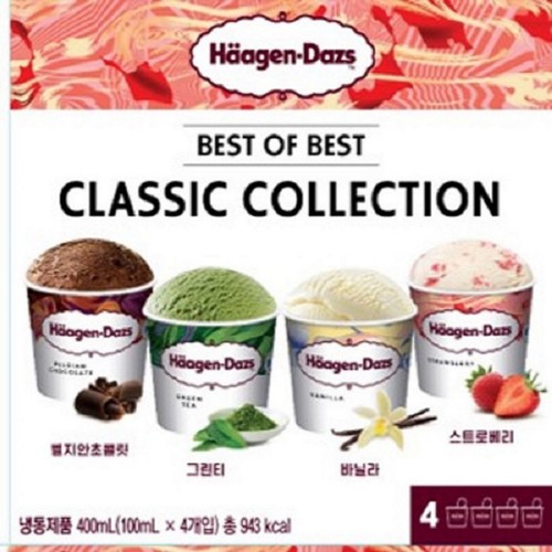 하겐다즈 미니컵 기획(클래식) (100ML*4입)