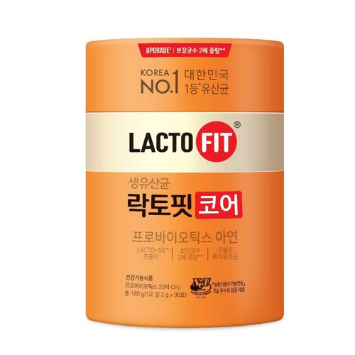 종근당건강 락토핏 코어 90포 (2G*90포)