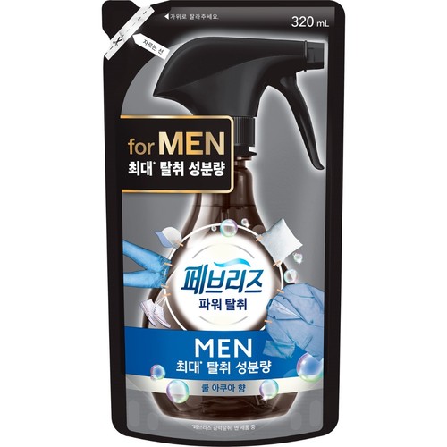 페브리즈 포맨 리필 (쿨아쿠아) (320ML)