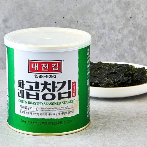 대천김 파래곱창김(캔) (30G)