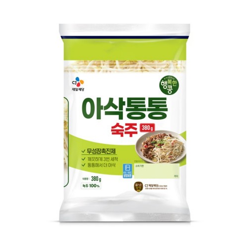 CJ 아삭통통 숙주나물 (380G)