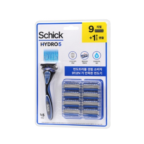 쉬크 하이드로5 오리지널 면도기 기획 (기1입 날9입)
