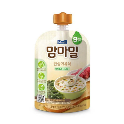 매일 맘마밀 미역과 소고기 (9개월) (100G)