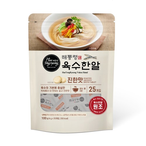 해통령 육수한알 진한맛 (4G*25입)